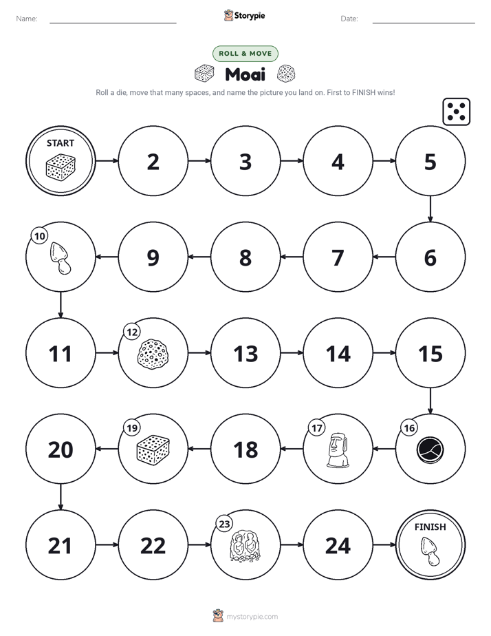 Roll & Move Game
