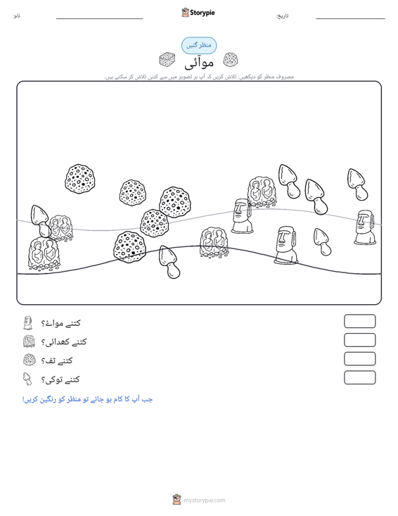 گنتی کا منظر