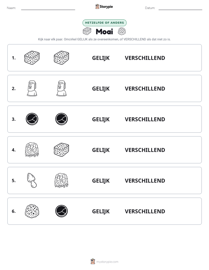 Zelfde of Verschillend