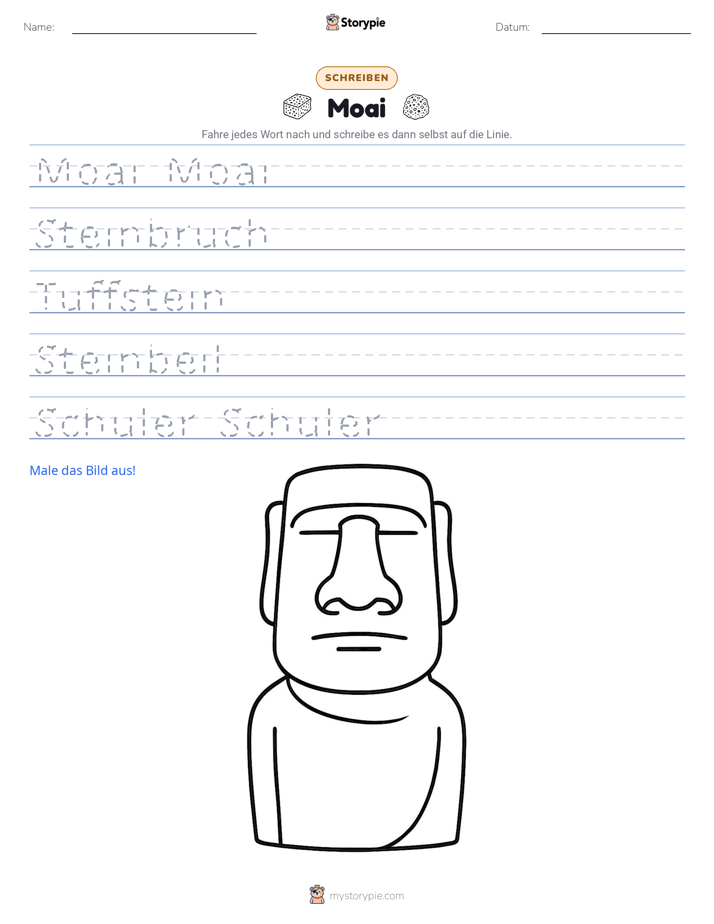 Schreibübung