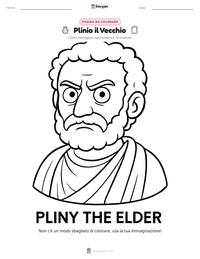 Anteprima della scheda stampabile di Plinio il Vecchio