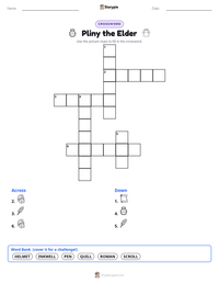 Pliny the Elder printable worksheet preview