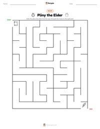 Pliny the Elder printable worksheet preview