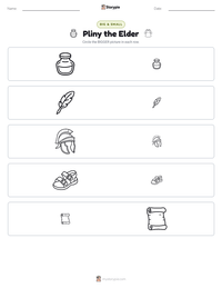 Pliny the Elder printable worksheet preview