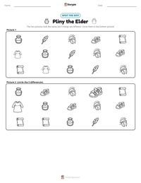 Pliny the Elder printable worksheet preview