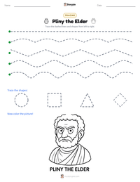 Pliny the Elder printable worksheet preview