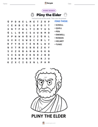 Pliny the Elder printable worksheet preview