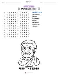 Anteprima della scheda stampabile di Plinio il Vecchio