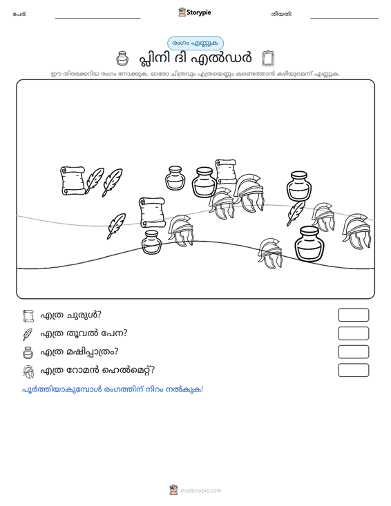 എണ്ണുന്ന ദൃശ്യങ്ങൾ