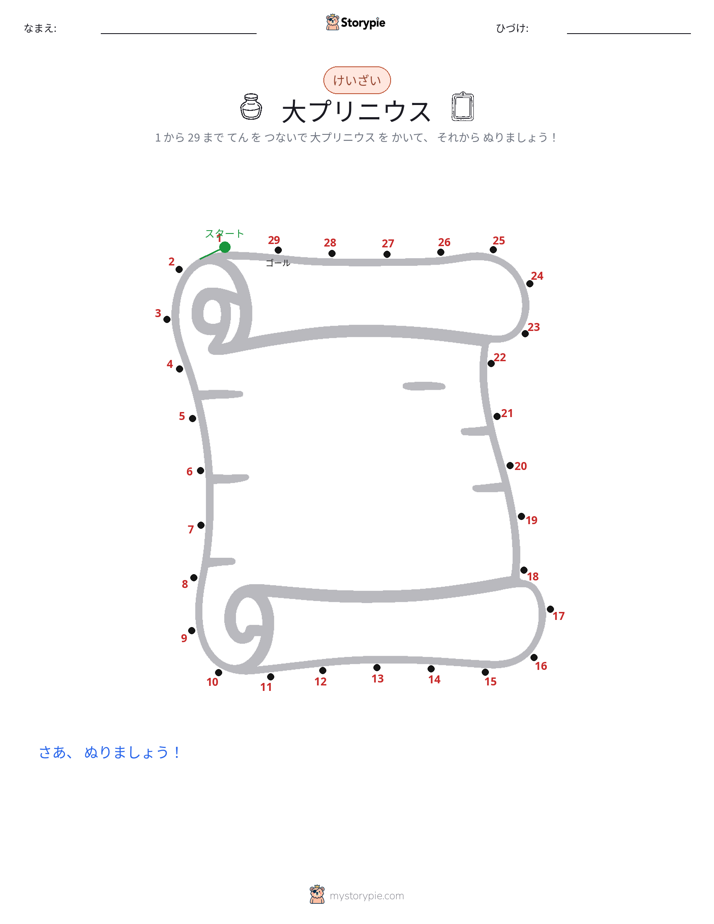 点つなぎ
