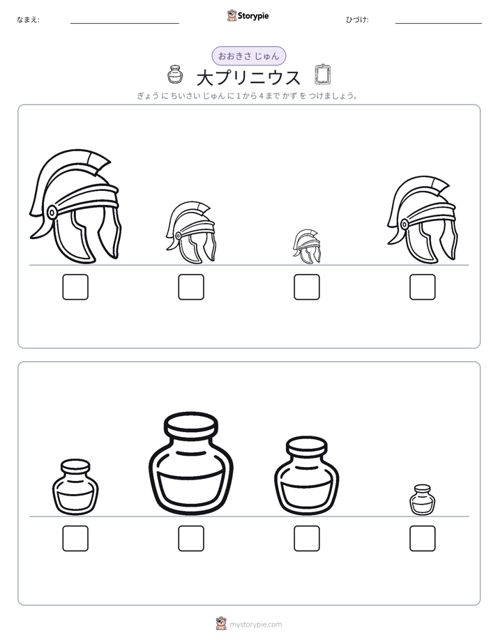 サイズ順