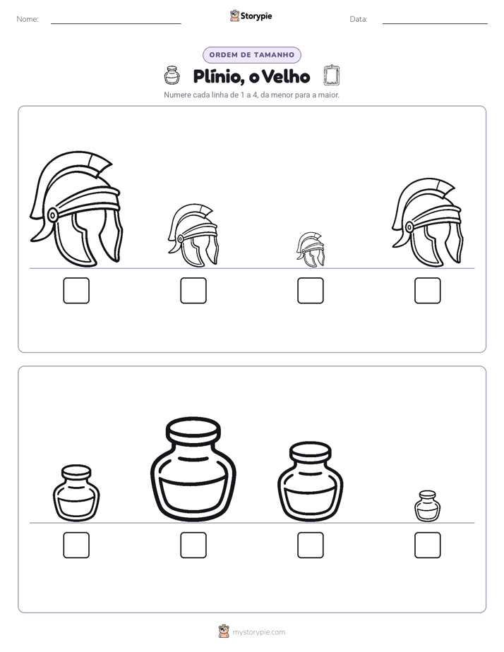 Ordem de Tamanho