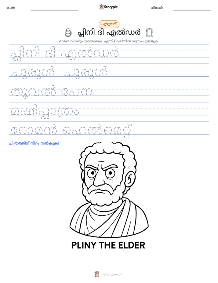 എഴുത്ത് പരിശീലനം