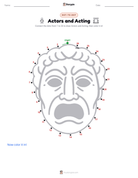 Actors and Acting printable worksheet preview