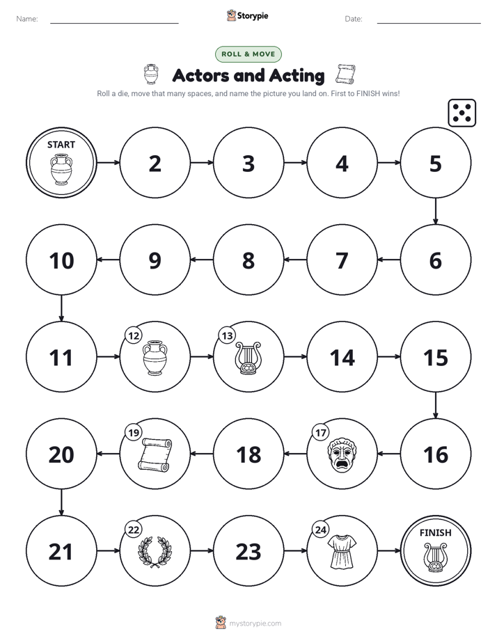 Roll & Move Game
