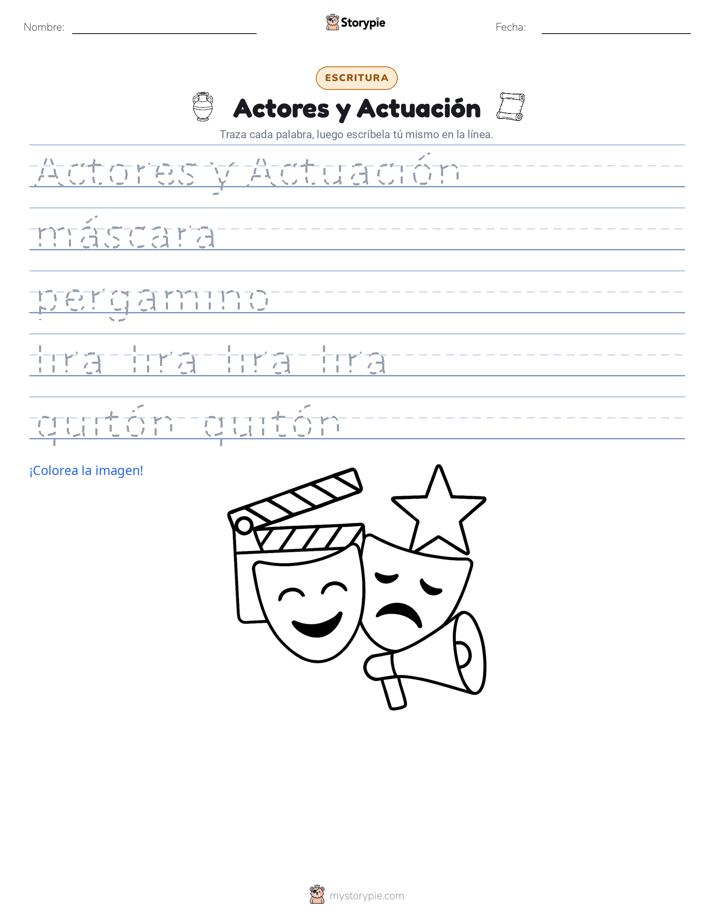 Práctica de Escritura