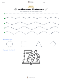 Authors and Illustrators printable worksheet preview