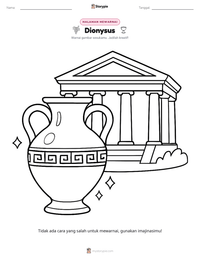 Prabaca lembar kerja cetak Dionysus