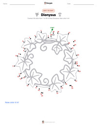 Dionysus printable worksheet preview
