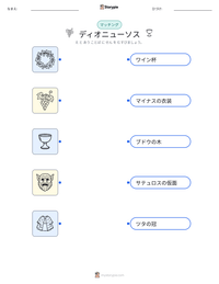 ディオニューソス の印刷可能ワークシートプレビュー