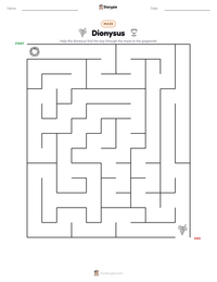 Dionysus printable worksheet preview