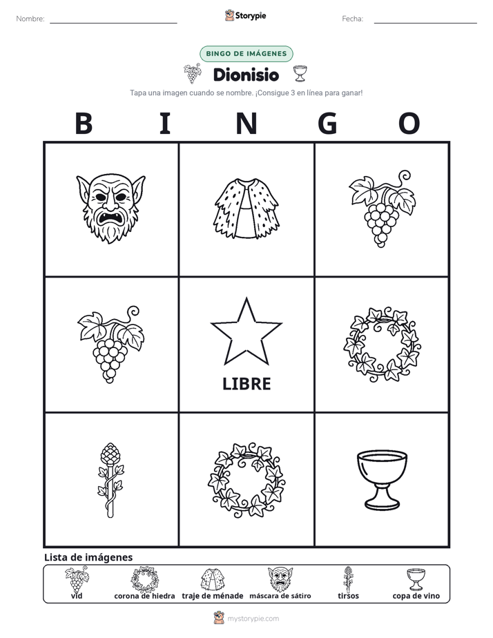 Bingo de Imágenes