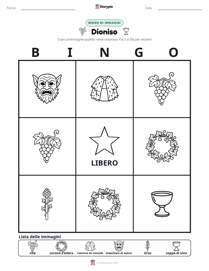 Bingo delle Immagini