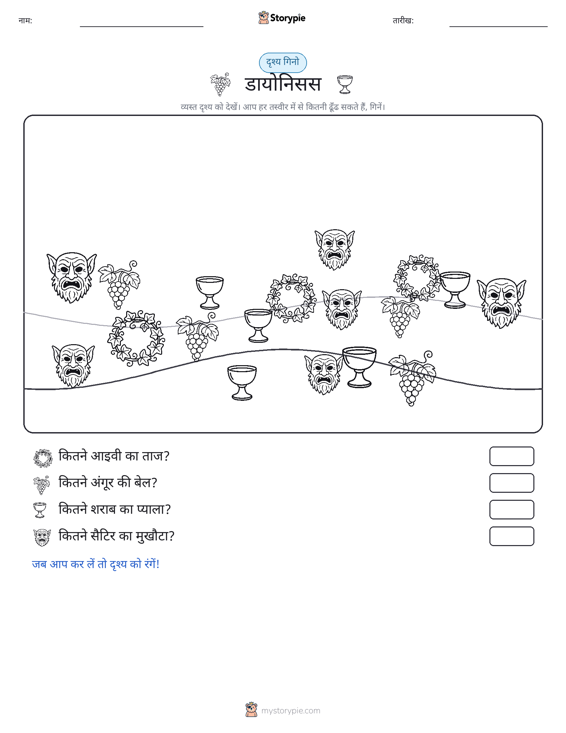 गिनती दृश्य