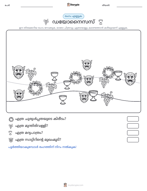 എണ്ണുന്ന ദൃശ്യങ്ങൾ