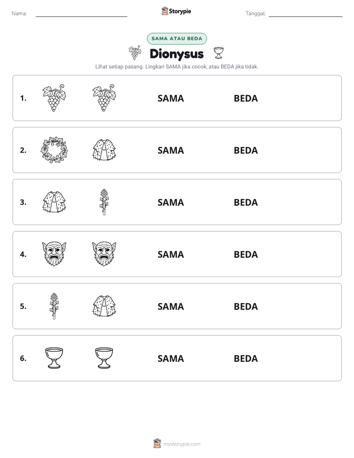 Sama atau Berbeda