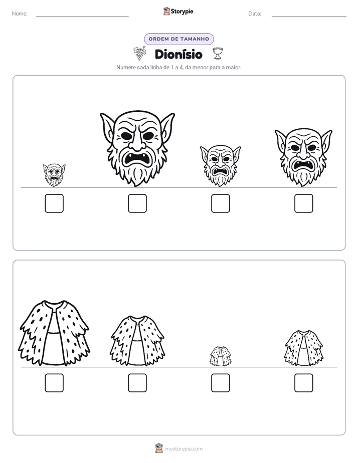 Ordem de Tamanho