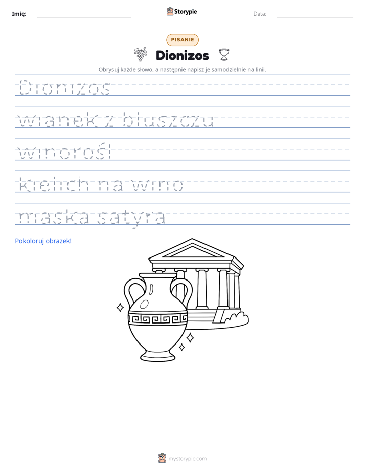 Ćwiczenie Pisania