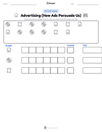 Advertising (How Ads Persuade Us) printable worksheet preview