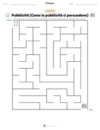 Anteprima della scheda stampabile di Pubblicità (Come le pubblicità ci persuadono)