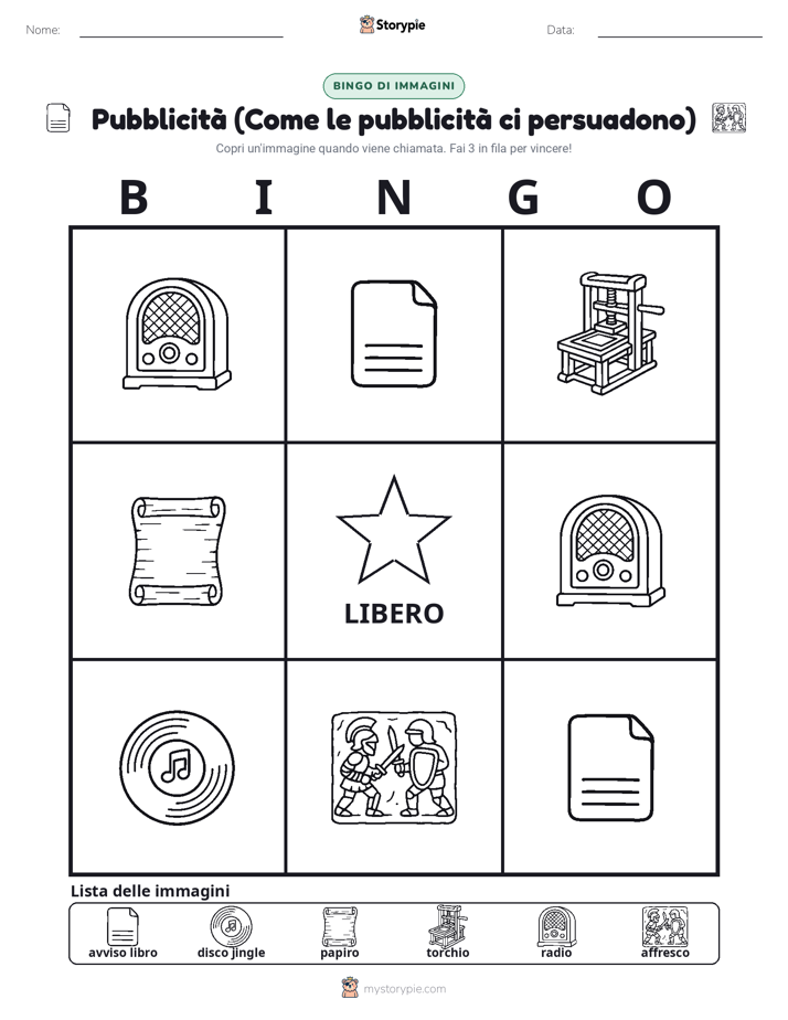 Bingo delle Immagini
