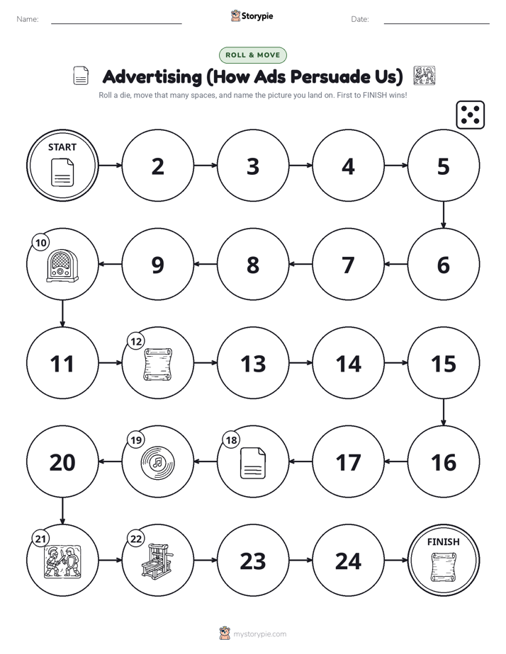 Roll & Move Game