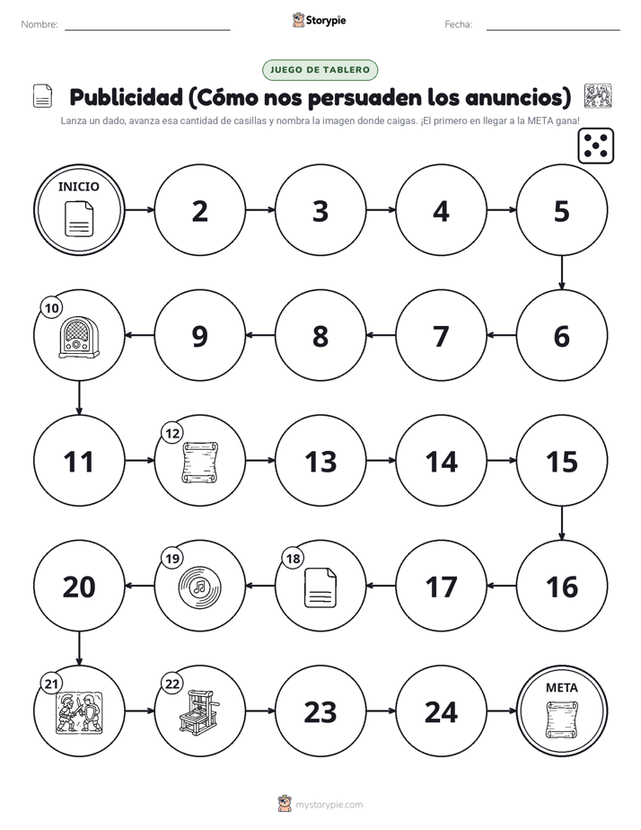 Juego de Rueda y Avanza