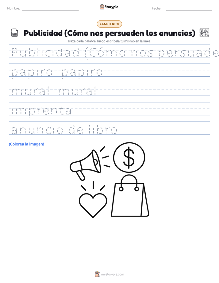 Práctica de Escritura