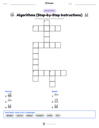 Algorithms (Step-by-Step Instructions) printable worksheet preview