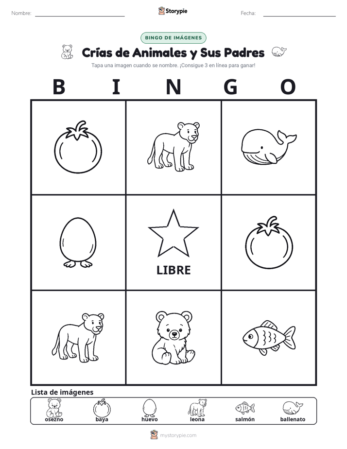 Bingo de Imágenes