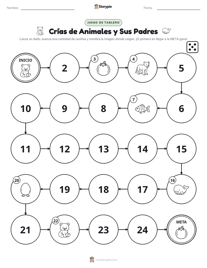 Juego de Rueda y Avanza