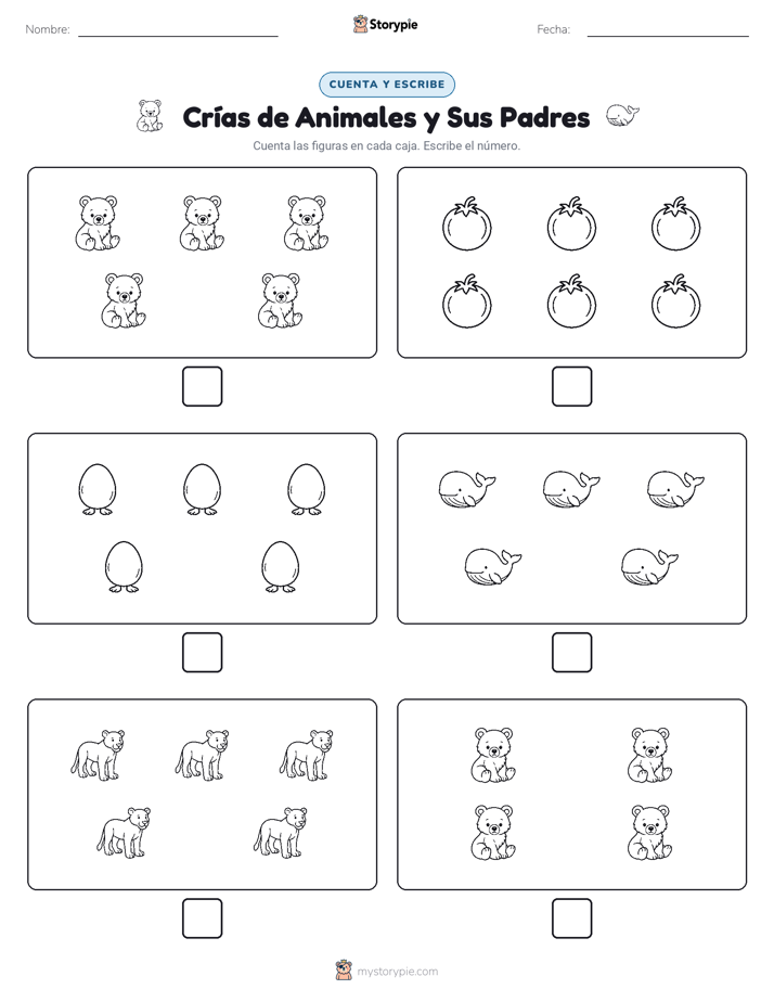 Cuenta y Escribe