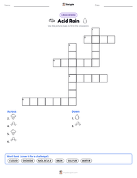 Acid Rain printable worksheet preview