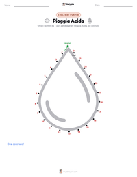 Anteprima della scheda stampabile di Pioggia Acida