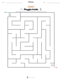 Anteprima della scheda stampabile di Pioggia Acida