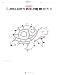 Animal Instincts and Learned Behaviors printable worksheet preview