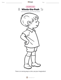 Winnie-the-Pooh printable worksheet preview