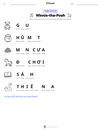 Xem trước tài liệu in sẵn Winnie-the-Pooh