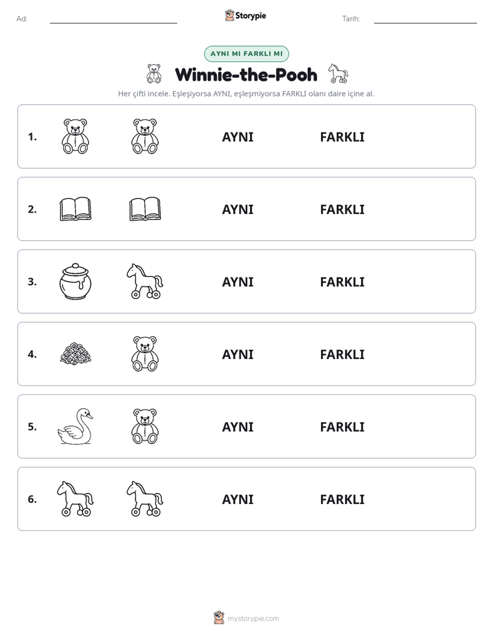 Aynı mı Farklı mı