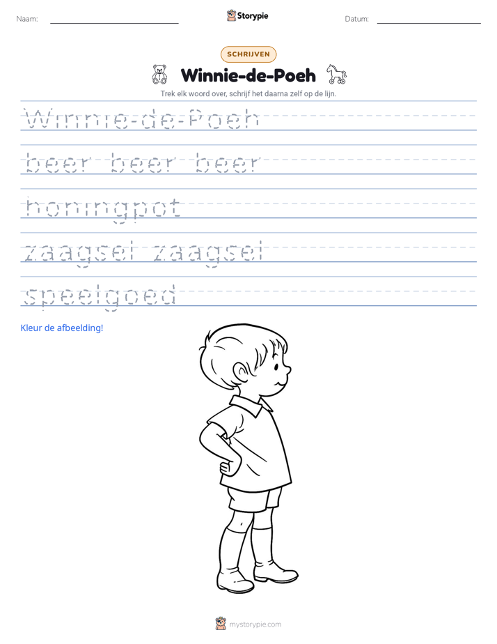 Schrijf Oefening
